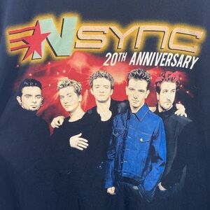NSYNC 2018 20th Anniversary Medium shirt Y2K 90s limited edition tee